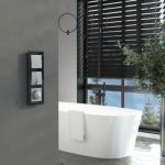 Выключатель одноклавишный cеребряный рифленый W1110009