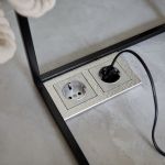 W1171009/ Розетка с заземлением (cеребряный рифленый) W1171009