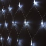 Новогодняя гирлянда сеть белый 1,5*1,5м IP20 300-001 белый