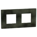 Bticino Light Now - рамка 2x2m 71mm, цвет темно зеленый - YA4802M2DG