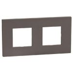 Bticino Light Now - рамка 2x2m 71mm, цвет мока камень - YA4802M2GM