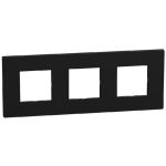 Bticino Light Now - рамка 2x3m 71mm, цвет черный - YA4802M3DD