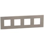 Bticino Light Now - рамка 2x4m 71mm, цвет камень - YA4802M4GG