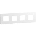 Bticino Light Now - рамка 2x4m 71mm, цвет белый - YA4802M4WW