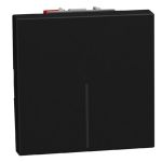 Bticino Light Now - переключатель Rocker 2 модуля, цвет черный - YD4003M2A