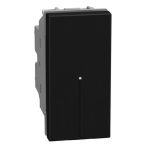 Bticino Light Now - переключатель Axial 1 модуль, цвет черный - YD4053A
