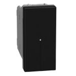Bticino Light Now - переключатель перекрестный Axial 1 модуль, цвет черный - YD4054
