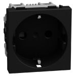 Bticino Light Now - розетка немецкого стандарта 2К+З, цвет черный - YD4141