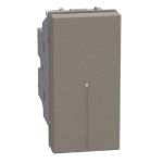 Bticino Light Now - переключатель Axial 1 модуль, цвет камень - YG4053A