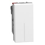 Bticino Light Now - переключатель Rocker 1 модуль, цвет белый - YW4003A