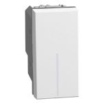 Bticino Light Now - переключатель перекрестный Rocker 1 модуль, цвет белый - YW4004