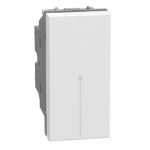 Bticino Light Now - переключатель Axial 1 модуль, цвет белый - YW4053A