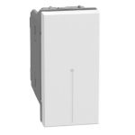 Bticino Light Now - переключатель перекрестный Axial 1 модуль, цвет белый - YW4054