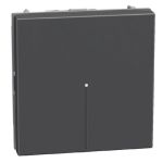 Bticino Light Now - выключатель Axial 2 модуля, цвет черный - YD4051M2A