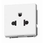 Bticino Light Now - розетка универсальная 2К+З, цвет белый - YW4126
