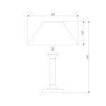 Настольная лампа 008/1T MRD (бордо)