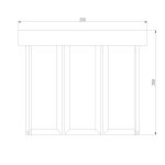 Классический настенный светильник 358/1