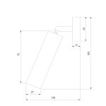 Светодиодный светильник 20133/1 LED серебро