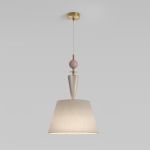 Подвесной светильник с декором из керамики 104014