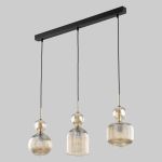 Подвесной светильник со стеклянными плафонами 11042 Sophia Cognac