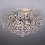 Хрустальная потолочная люстра 16017/6 хром