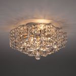 Хрустальная потолочная люстра 16017/6 хром