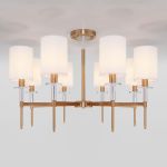 Классическая потолочная люстра 60132/8 латунь