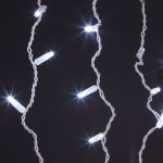 Новогодняя гирлянда бахрома белый с эффектом мерцания 3*0,6м IP65 100-101 белый с эффектом мерцания
