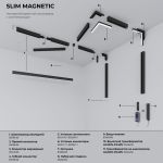 Трековый светильник Slim Magnetic R02 12W 4200K белый 85012/01