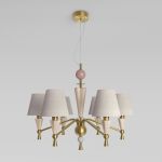 Умная люстра с декором из керамики 101014/6