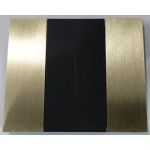 KA4802LT Bticino LIVING NOW. Декоративная рамка 2 модуля. Латунь