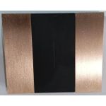 KA4802MD Bticino LIVING NOW. Декоративная рамка 2 модуля. Медь