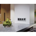 AP9110 Лицевая панель ALFA (Графит Мягкое касание) для розетки 2USB тип A+C QUANT