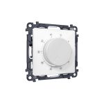 MA105710 Комплект механизма терморегулятора с датчиком для теплого пола с подсветкой 16A-250V ALFA Белый глянец QUANT (AP1057, VM1381) 