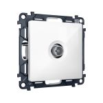 MA113010 Комплект механизма TV розетки оконечной ALFA Белый глянец 50-870 MHz 1dB QUANT (AP1130, VM202)