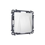 MA115810 Комплект вывода кабеля с фикатором ALFA Белый глянец QUANT (AP1158, VM238)