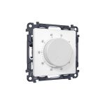 MA125710 Комплект механизма терморегулятора с датчиком для теплого пола с подсветкой 16A-250V ALFA Белый матовый QUANT (AP1257, VM1381)