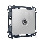 MA413010 Комплект механизма TV розетки оконечной ALFA Серебро глянец 50-870 MHz 1dB QUANT (AP4130, VM202)