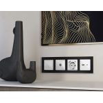 MA413010 Комплект механизма TV розетки оконечной ALFA Серебро глянец 50-870 MHz 1dB QUANT (AP4130, VM202)