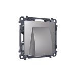 MA515810 Комплект вывода кабеля с фиксатором ALFA Сталь матовый QUANT (AP5158, VM238)
