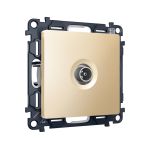 MA613030 Комплект механизма TV розетки проходной ALFA Шампань 5-1000 MHz 4dB QUANT (AP6130, VM211)