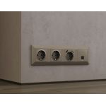 MA639010 Комплект механизма электрической розетки ALFA Темная бронза матовый 2USB A+A 18W (быстрая зарядка) с/з QUANT (AP6390, VM155)
