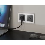 MA663005 Комплект механизма TV розетки оконечной экранированной 5-1000MHz 3dB ALFA Антрацит серый QUANT (AP6630, VM199)
