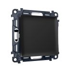 MA801030 Комплект механизма 1-кл перекрестного выключателя ALFA Черный матовый QUANT (AP8010, VM112)