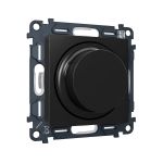 MA805510 Комплект механизма светорегулятора универсального ALFA Черный матовый 25-600W/LED 5-300W QUANT (AP8055, VM136)