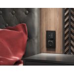 MA810010 Комплект механизма электрической розетки ALFA Черный матовый 2USB A+C 20W (быстрая зарядка) с/з QUANT (AP8100, VM160)