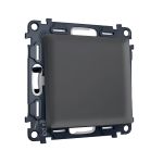 MA901020 Комплект механизма 1-кл проходного выключателя ALFA Графит мягкое касание QUANT (AP9010, VM105)