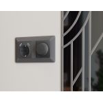 MA909010 Комплект механизма электрической розетки ALFA Графит мягкое касание 2USB A+A 18W (быстрая зарядка) с/з QUANT (AP9090, VM155)