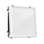 MS102035 Комплект механизма 1-кл проходного выключателя с подсветкой 5600K SIGMA Белый глянец 10A-250V QUANT PRO (SP1020, PR105, G25W)