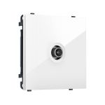 MS113010 Комплект механизма TV розетки оконечной SIGMA Белый глянец 50-870 MHz 1dB QUANT PRO (SP1130, PR202)